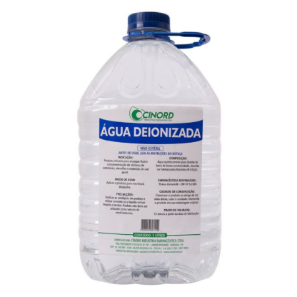 Agua deionizada
